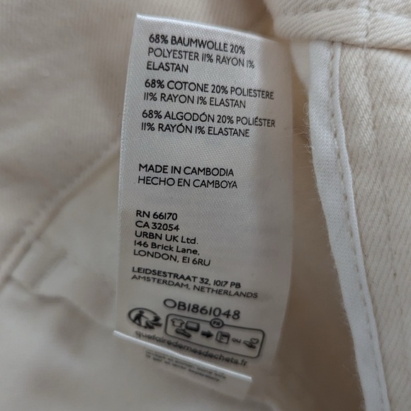 FINAL PRICE Anthropologie Maeve The Colette Denim Cropped Wide-Leg Jeans - Picture 7 of 8